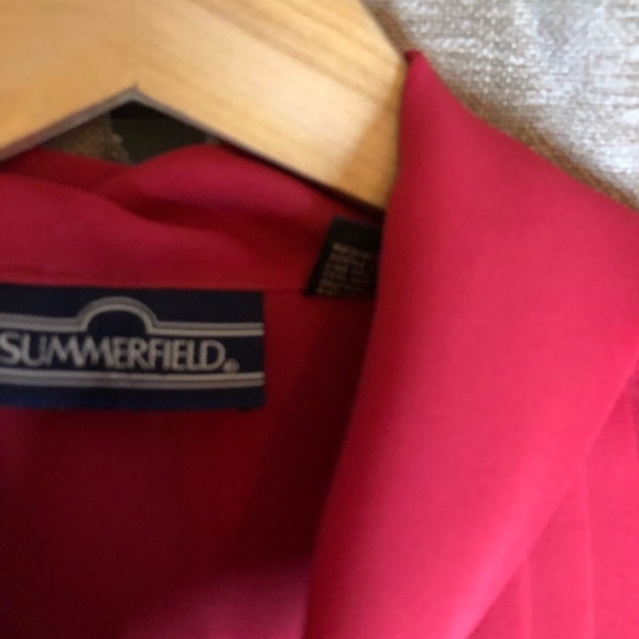 Vintage Summerfield Pink Button Down Blouse - Picture 7 of 10